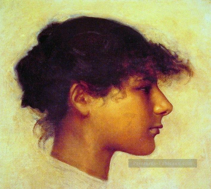 Tête d’Ana Capril Portrait de jeune fille John Singer Sargent Peintures à l'huile